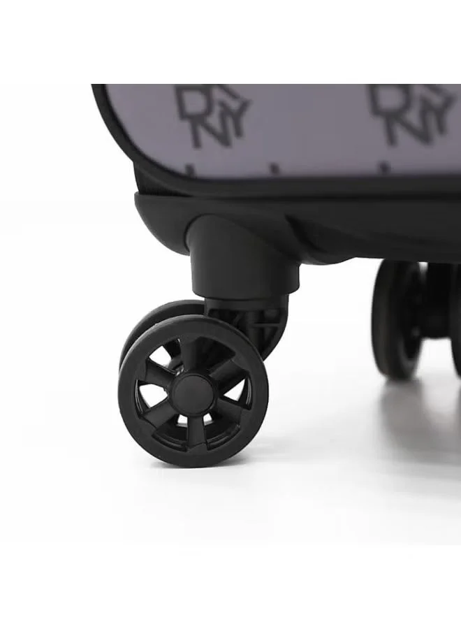 DKNY  DKNY STREET CRED Softside 3-piece Luggage Set on Wheels for Unisex | Ultra Lightweight ABS with Spinner Wheels 4 Color Black with Grey Pattern  | Best Price UAE